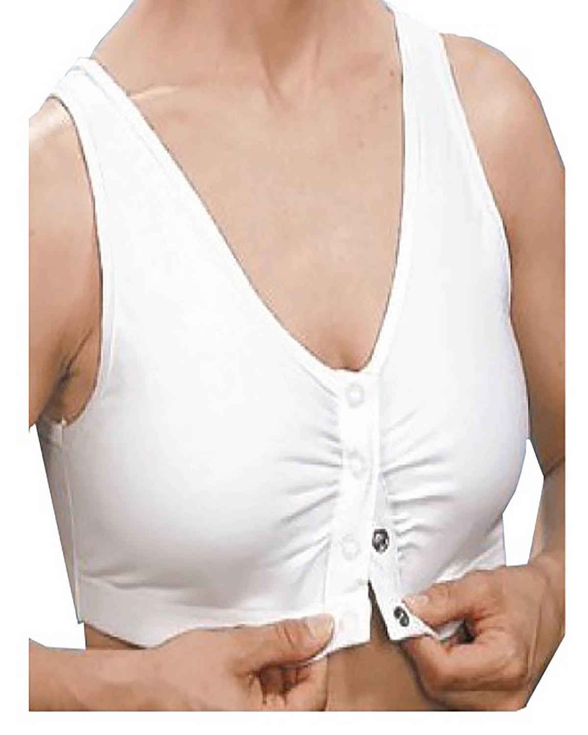Women Bra Comfortable Convenient Front Button Bra Front Snaps
